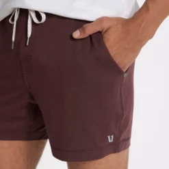 Ponto Short 5" | Chestnut Heather -Deals Haute Drape Store 0006 V3005HCH FA22 M ECOMM DETAIL 0514