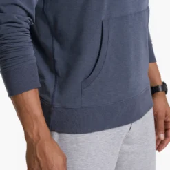 Austin Hoodie | Azure Heather -Deals Haute Drape Store 0167 V254HAZ 2253