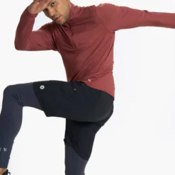 Ease Performance Half Zip | Currant Heather -Deals Haute Drape Store 0184 V221HUT 2814