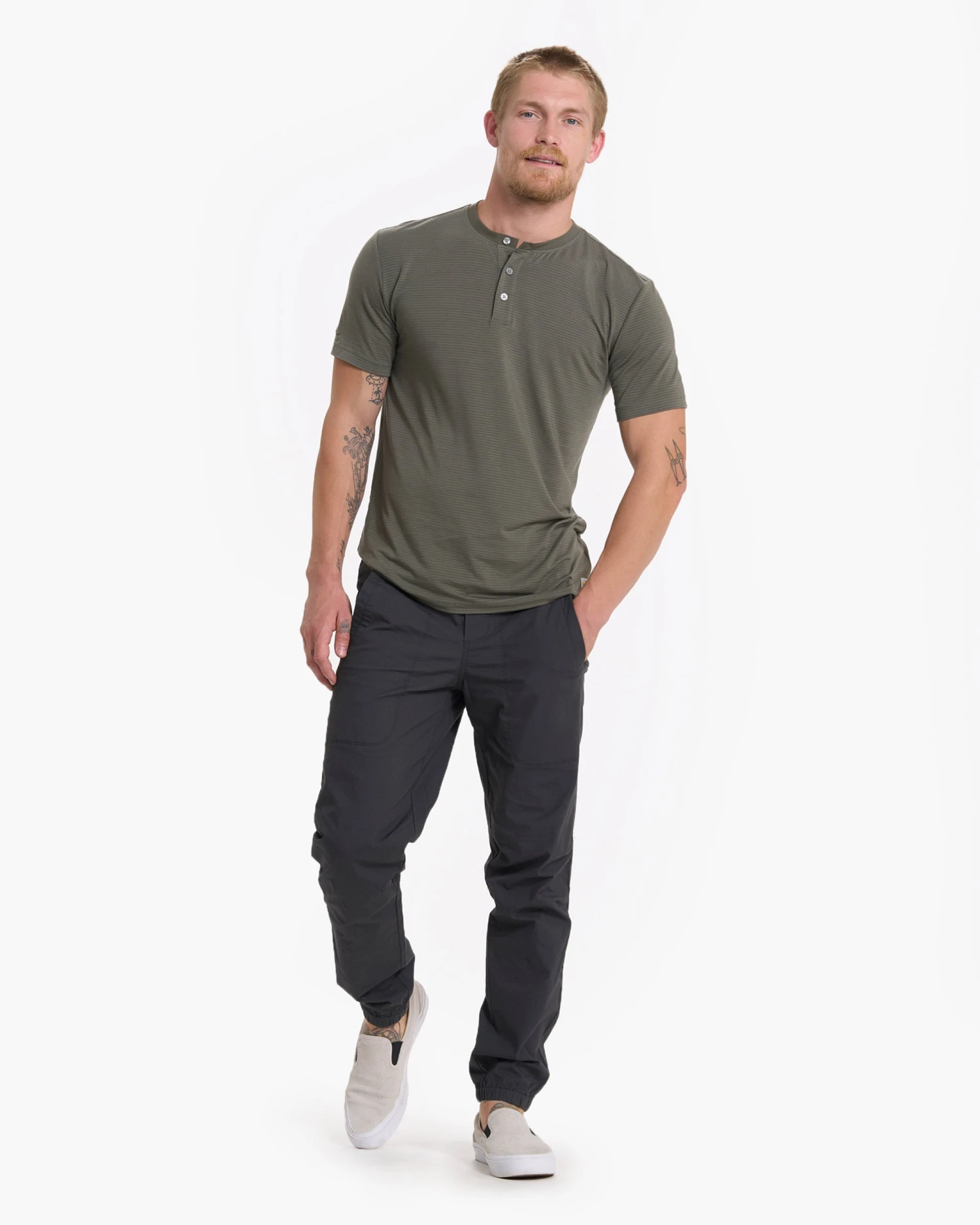 Linear Henley | Oregano 5 Linear Henley | Oregano - Image 5
