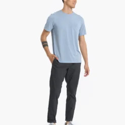 Linear Tech Tee | Light Cloud -Deals Haute Drape Store 0191 V196LCL 01763