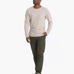 Long Sleeve Rise Tee | Dark Salt -Deals Haute Drape Store V1001DSA FA22 M ECOMM 01511