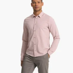 Long Sleeve Bridge Button Down | Cashmere -Deals Haute Drape Store V1002CMR SP23 M ECOMM TOPS TOP 2925 1X1 2c4319b0 2349 4a52 b9e9 6d05814859e6