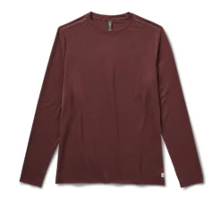 Long Sleeve Current Tech Tee | Chestnut