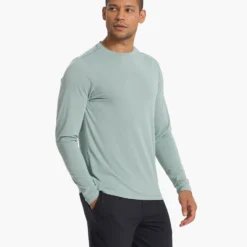 Long Sleeve Current Tech Tee | Neptune -Deals Haute Drape Store V1003NPT SP23 M ECOMM TOPS TOP 2483 1X1 be6161bf 78f0 4f58 9ed9 271c05a83772