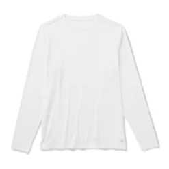 Long Sleeve Current Tech Tee | White