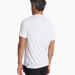 Current Pocket Tee | White -Deals Haute Drape Store V1007WHT FA23 M ECOMM TOPS BACK TOPS 2