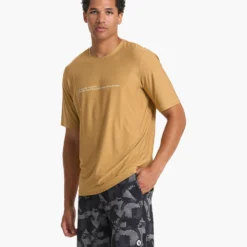 Short Sleeve Uluwatu 23 Water Tee | Dark Golden Heather -Deals Haute Drape Store V1008DGH SP23 M ECOMM TOPS TOP 0300 1x1 9e07e365 5b3c 4d88 bd6b 4b0e12b5f22e