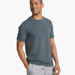 Tuvalu Tee | Lake -Deals Haute Drape Store V101LAK FA23 M ECOMM TOPS FRONT TOPS 2