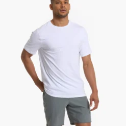 Tuvalu Tee | White -Deals Haute Drape Store V101WHT FA22 M ECOMM 1164