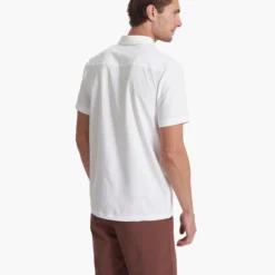 Short Sleeve Manhattan Button Down | White -Deals Haute Drape Store V1024WHT SP23 M ECOMM TOPS TOP 1452 1X1 fd365908 c064 453a 89b5 58d030cd0d0e