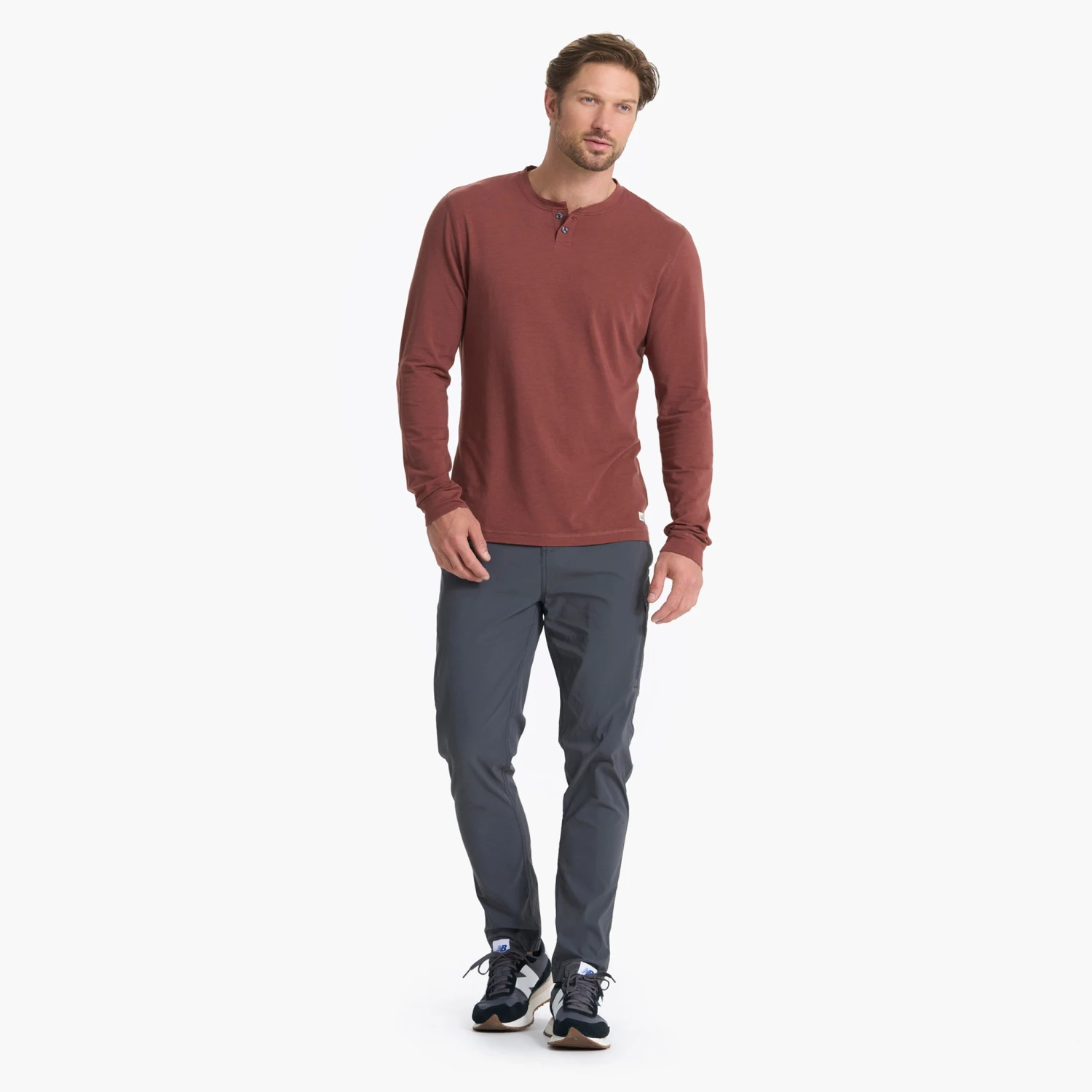 Long-Sleeve Ever Henley | Cedar 6 Long-Sleeve Ever Henley | Cedar - Image 6