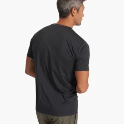 Tradewind Performance Tee | Black Heather -Deals Haute Drape Store V109HBK FA21 M ECOMM TOP 0500
