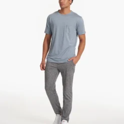 Tradewind Performance Tee | Cloud Heather -Deals Haute Drape Store V109HCL FA20 M ECOMM FULL 2833