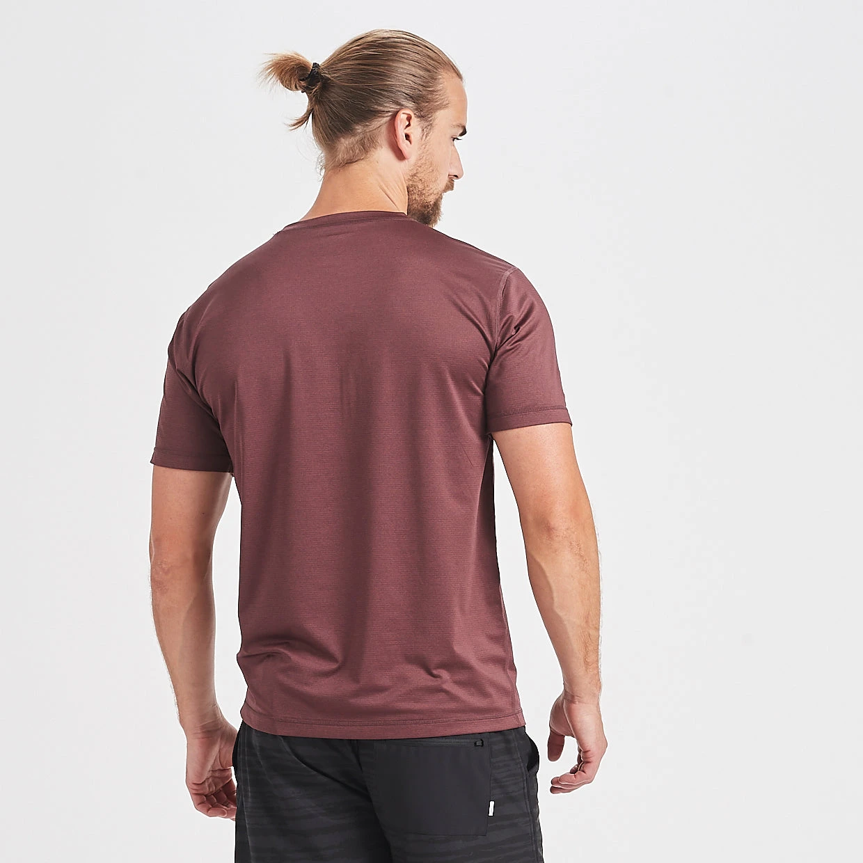 Tradewind Performance Tee | Fig Heather 1 Tradewind Performance Tee | Fig Heather