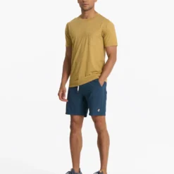 Tradewind Performance Tee | Ojai Heather -Deals Haute Drape Store V109HOJ SP23 M ECOMM TOPS FULL 1084 1x1 95498e8c 3655 4de4 8f20 e79c143438cd