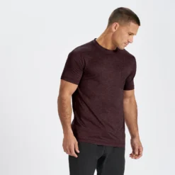 Tradewind Performance Tee | Oxblood Heather -Deals Haute Drape Store V109HOX 2