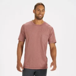 Tradewind Performance Tee | Red Clay Heather -Deals Haute Drape Store V109HRC 1 b2c8f0a4 4914 4228 97ef 1fe809b2df6a