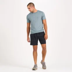 Tradewind Performance Tee | Steel Blue Heather -Deals Haute Drape Store V109HSB 4 1de0edd7 cb96 4a2d 8ddc a531f6970770