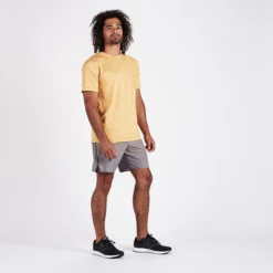 Tradewind Performance Tee | Saffron Heather 7 Tradewind Performance Tee | Saffron Heather -Deals Haute Drape Store V109HSF 4