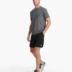 Tradewind Performance Tee | Heather Grey -Deals Haute Drape Store V109HTG FA16 M ECOMM FULL 2334