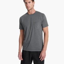 Tradewind Performance Tee | Heather Grey -Deals Haute Drape Store V109HTG FA16 M ECOMM FULL 2371