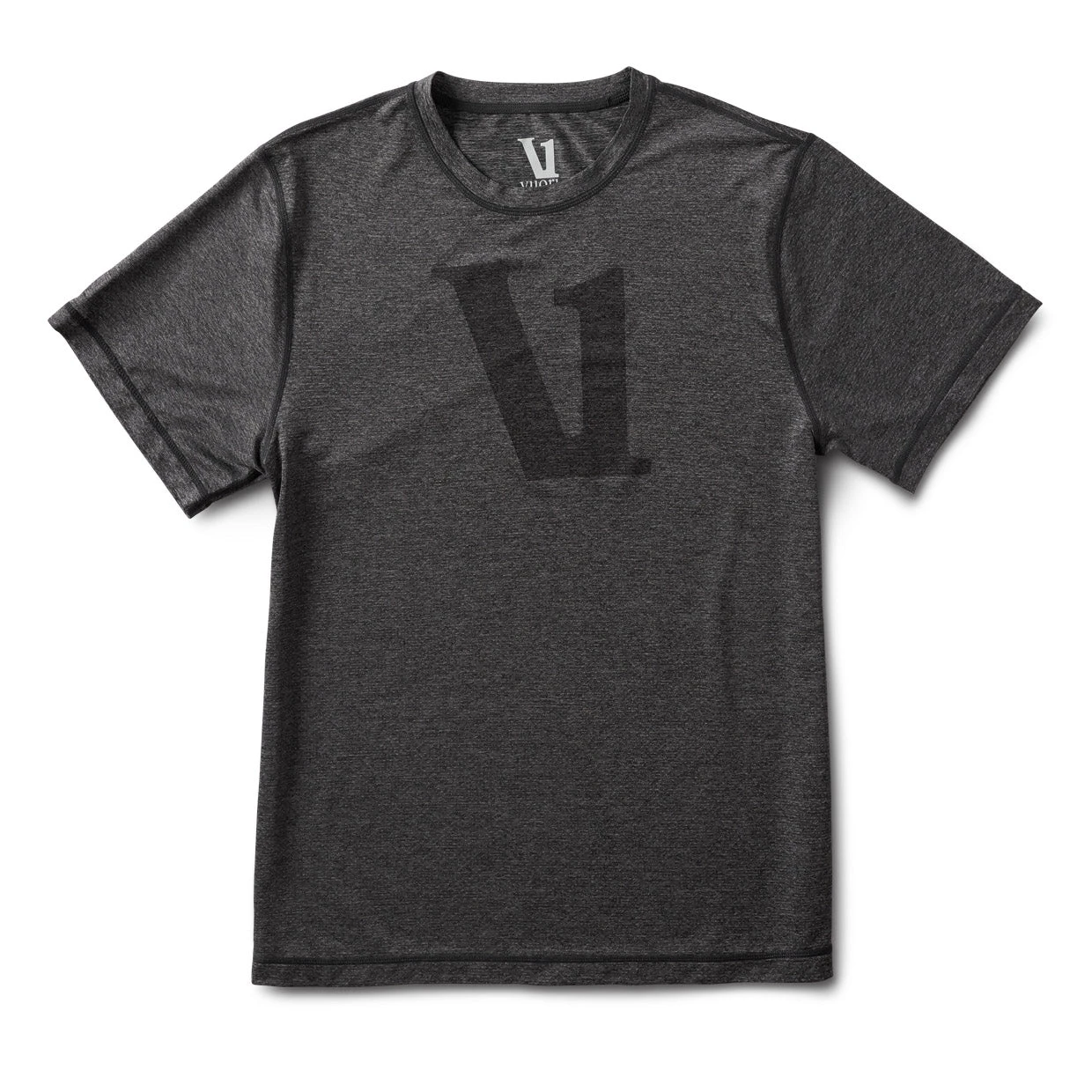V1 Logo Tech Tee | Charcoal Heather