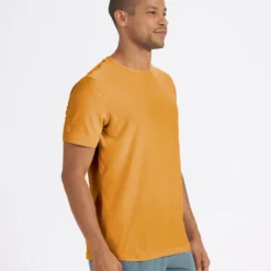 Strato Tech Tee | Dark Golden Heather -Deals Haute Drape Store V126DGH 2