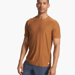 Strato Tech Tee | Autumn Heather -Deals Haute Drape Store V126HAU FA23 M ECOMM TOPS FRONT TOPS 2