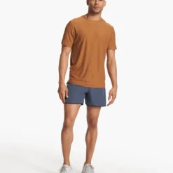 Strato Tech Tee | Autumn Heather -Deals Haute Drape Store V126HAU FA23 M ECOMM TOPS FULL 4