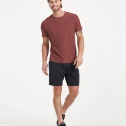 Strato Tech Tee | Cedar Heather -Deals Haute Drape Store V126HCD 2389