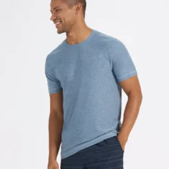 Strato Tech Tee | Cloud Heather -Deals Haute Drape Store V126HCL 2