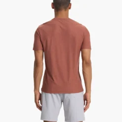 Strato Tech Tee | Copper Heather -Deals Haute Drape Store V126HCO SP23 M ECOMM TOPS FULL 1239 1x1 26f44700 e254 4ce3 96bf 9944417002c1