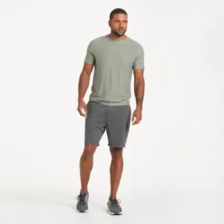 Strato Tech Tee | Eucalyptus Heather -Deals Haute Drape Store V126HEU 0633