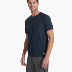 Strato Tech Tee | Navy Heather -Deals Haute Drape Store V126HNV FA20 M ECOMM TOP 3101