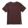 Strato Tech Tee | Oxblood Heather