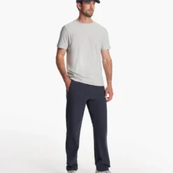 Strato Tech Tee | Platinum Heather -Deals Haute Drape Store V126HPT 4