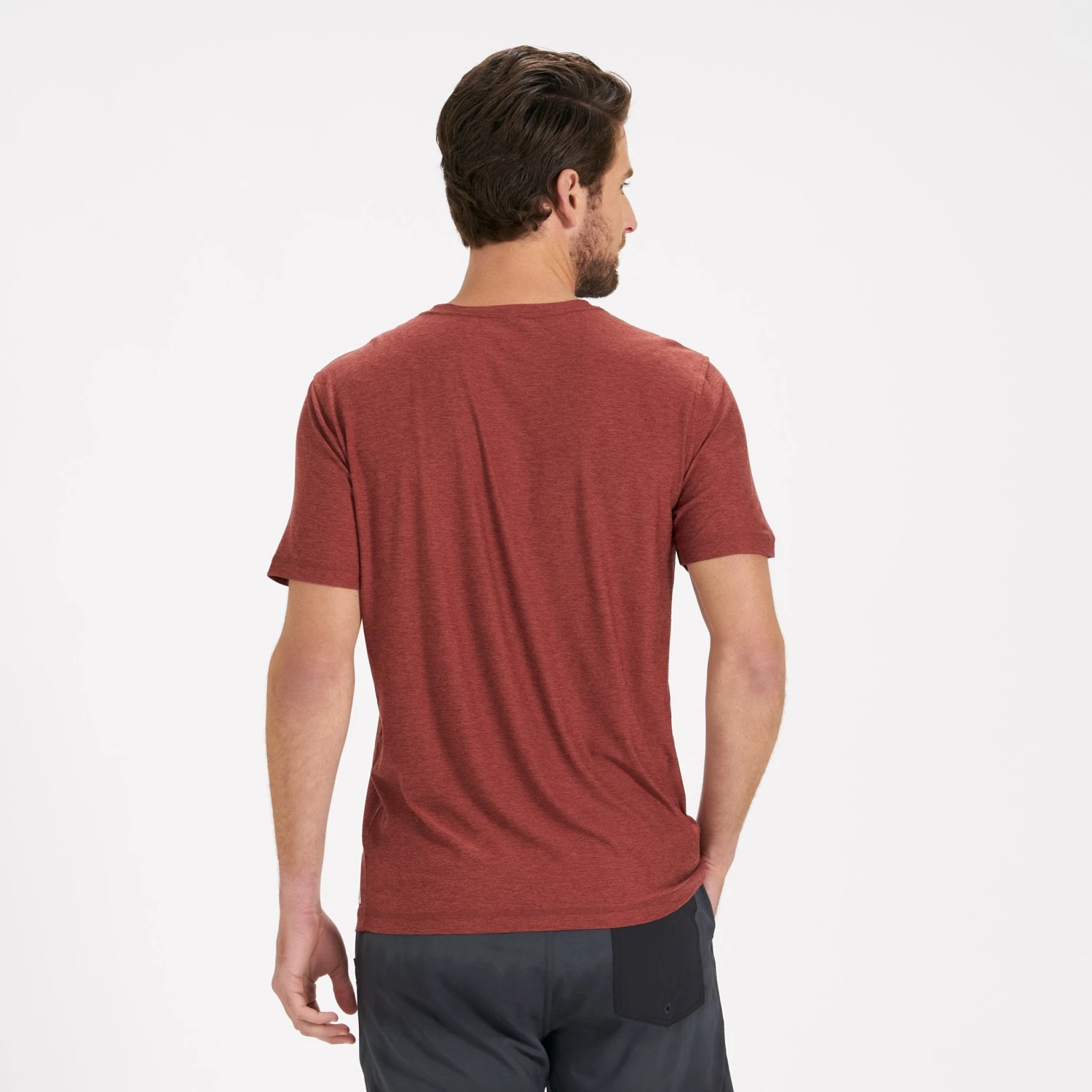 Strato Tech Tee | Red Clay Heather 3 Strato Tech Tee | Red Clay Heather - Image 3