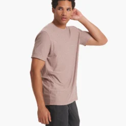 Strato Tech Tee | Umber Heather -Deals Haute Drape Store V126HUM SP23 M ECOMM TOPS TOP 3588 1x1 63af6c7e afa2 4aae aa2b f2faa64b4573
