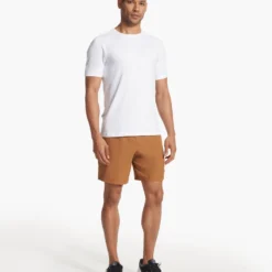 Strato Tech Tee | White -Deals Haute Drape Store V126WHT FA23 M ECOMM TOPS FULL 3