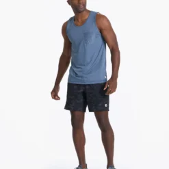 Tradewind Performance Tank | Coastal Heather -Deals Haute Drape Store V142CLH 01837