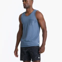 Tradewind Performance Tank | Coastal Heather -Deals Haute Drape Store V142CLH 01869