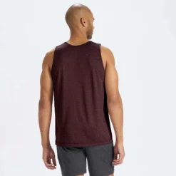 Tradewind Performance Tank | Oxblood Heather -Deals Haute Drape Store V142HOX 3