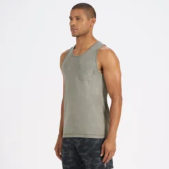 Tradewind Performance Tank | Army Heather -Deals Haute Drape Store V142HTA 2