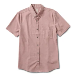 Bishop Short-Sleeve Button-Down | Saltwater Red