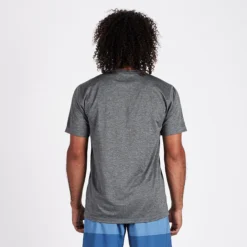 Stainglass Tech Tee | Heather Grey -Deals Haute Drape Store V156HTG 3