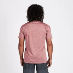 V1 Vuori Tech Tee | Saltwater Red Heather -Deals Haute Drape Store V157SWH 3