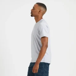 Flux Tee | Heather Grey -Deals Haute Drape Store V163HTG 2