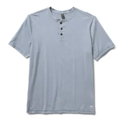 Short Sleeve Ever Henley | Light Cloud