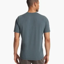 Short Sleeve Ever Henley | Lake 9 Short Sleeve Ever Henley | Lake -Deals Haute Drape Store V165LAK FA23 M ECOMM TOPS BACK TOPS 5